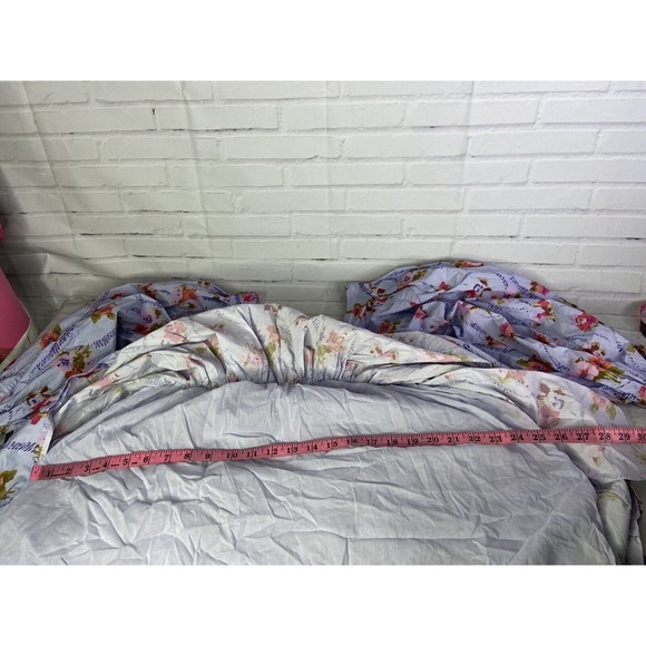 Love Shack Fancy Eaton Floral Puff Sleeve Mini Dress Lavender Moon Womens Size 2 - Picture 12 of 14